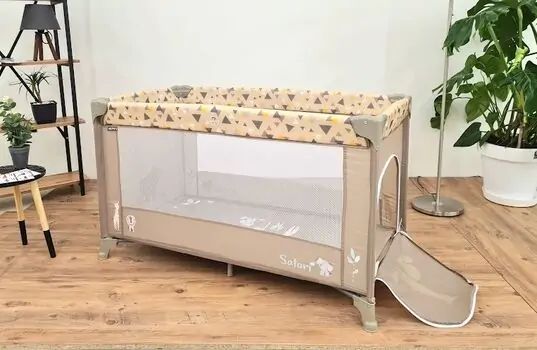 Cangaroo Safari Beige საბავშვო მანეჟი, 2 image