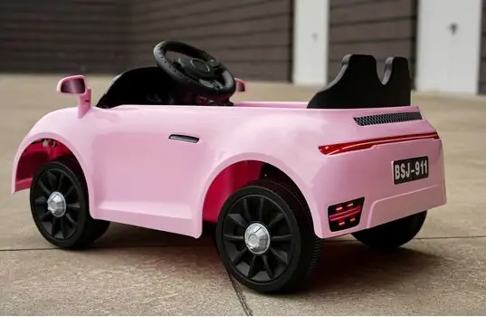 Porsche 911 Electric Car Pink - ელექტრო მანქანა, 11 image