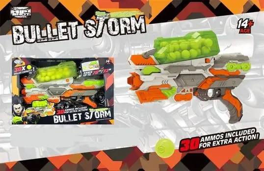 Bullet Storm Blaster For Kids - სათამაშო თოფი აქსესუარებით, 2 image