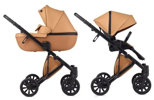 Anex E/type 2x1 Caramel საბავშვო ეტლის კომპლექტი