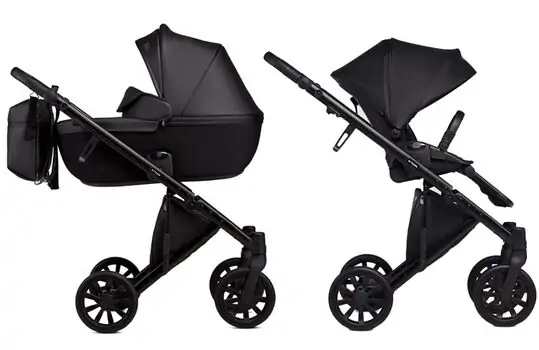 Anex E/type 2x1 NOIR საბავშვო ეტლის კომპლექტი