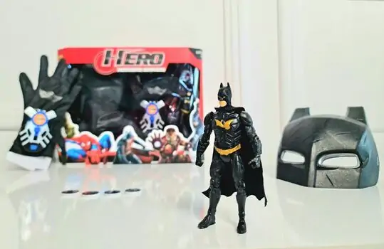 Avengers Super Hero Batman YK5990-5 Set სუპერ გმირი ბეტმენის ნიღაბი და ხელთათმანი, 2 image