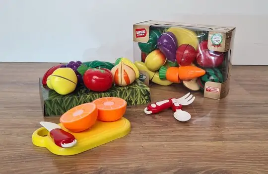 Vegetable and Fruit set 22 pcs სათამაშო ხილის და ბოსტნეულის  კომპლექტი, 2 image