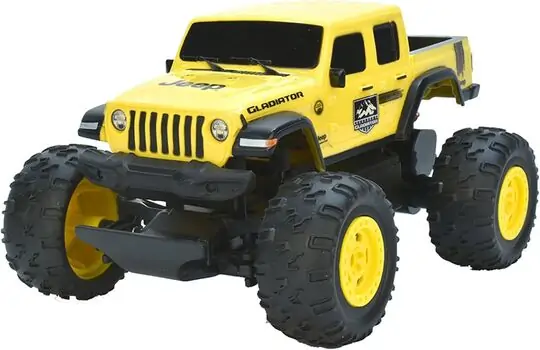 Jeep Gladiator Yellow - საბავშვო სათამაშო მანქანა დისტანციური მართვით, 6 image