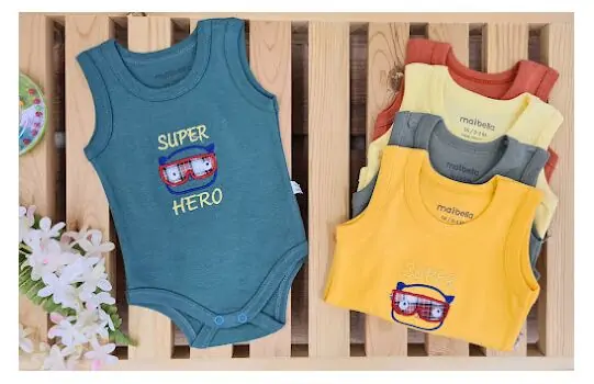 Bodysuit Super Hero ჩვილის ბოდე