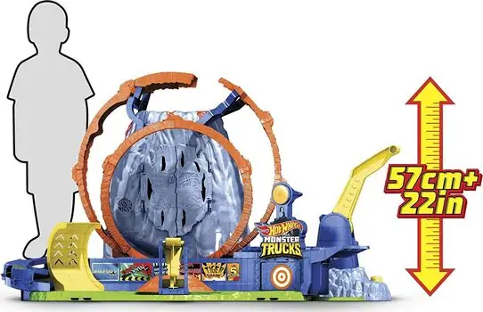 Hot Wheels T-Rex Volcano Playset with Lights and Sounds MTL-GYL14 ვულკანური ტრეკი, 14 image