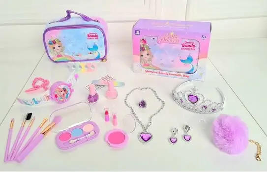 LITTLE PRINCESS  DIY COSMETICS FOR GIRLS 2104Z სათამაშო კოსმეტიკის ნაკრები