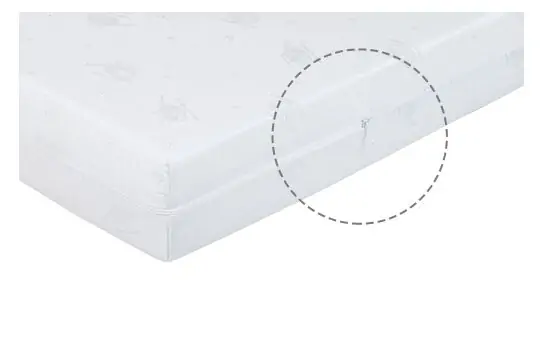KikkaBoo Mattress Extra Comfort Helicopter Pink 60х120х8cm მატრასი ბამბის ზედაპირით, 7 image