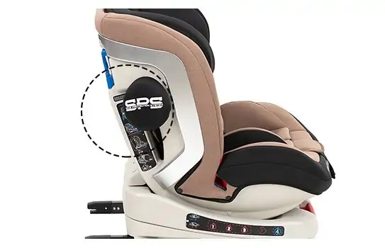 KikkaBoo Car seat 4 Strong ISOFIX Grey მანქანის სავარძელი (ქარსითი), 8 image