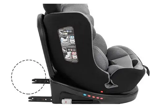 KikkaBoo Car seat I-Safe I-Size Dark Grey მანქანის სავარძელი (ქარსითი), 13 image