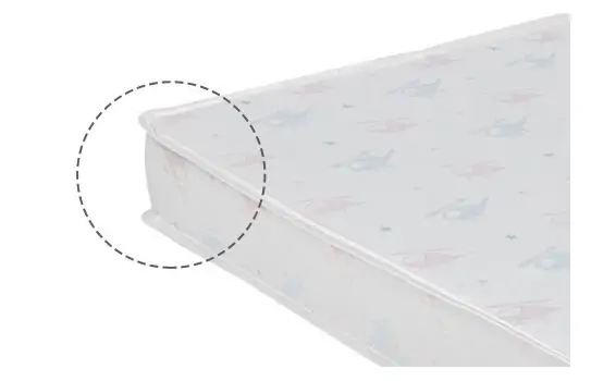 KikkaBoo Mattress Memory Comfort Helicopters Blue/Pink 60х120х12cm მატრასი ბამბის ზედაპირით, 7 image