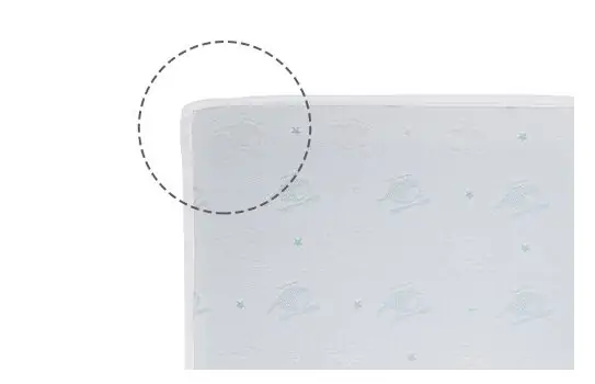 KikkaBoo Mattress Memory Comfort Helicopters Blue/Pink 60х120х12cm მატრასი ბამბის ზედაპირით, 6 image