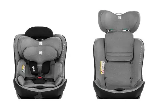 KikkaBoo Car seat I-Safe I-Size Dark Grey მანქანის სავარძელი (ქარსითი), 19 image