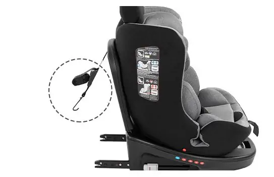 KikkaBoo Car seat I-Safe I-Size Dark Grey მანქანის სავარძელი (ქარსითი), 14 image
