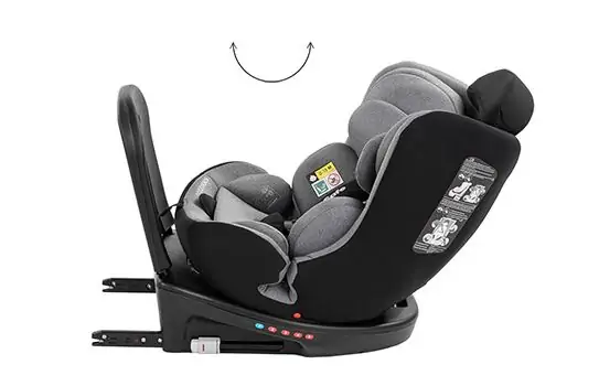 KikkaBoo Car seat I-Safe I-Size Dark Grey მანქანის სავარძელი (ქარსითი), 16 image