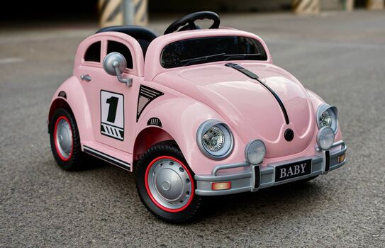 Vintage Baby Car Candy Pink - ელექტრო მანქანა, 2 image