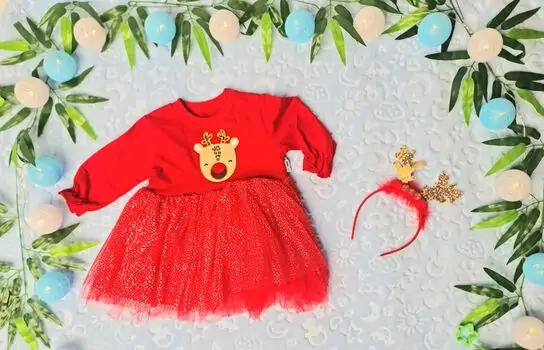 Christmas Baby Dress BEBE ELBİSE საბავშვო კაბა 60014
