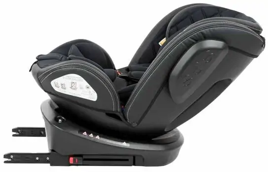 Kikkaboo Stark ISOFIX Black 2023	-  მანქანის სავარძელი (ქარსითი)			, 5 image
