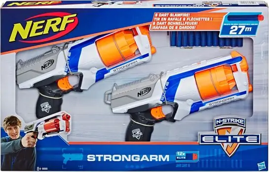 Nerf N-Strike Elite Strongarm Twin Pistol - სათამაშო თოფი, 2 image