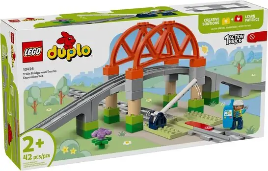Lego Duplo 10426 Train Bridge and Tracks Expansion Set, 3 image