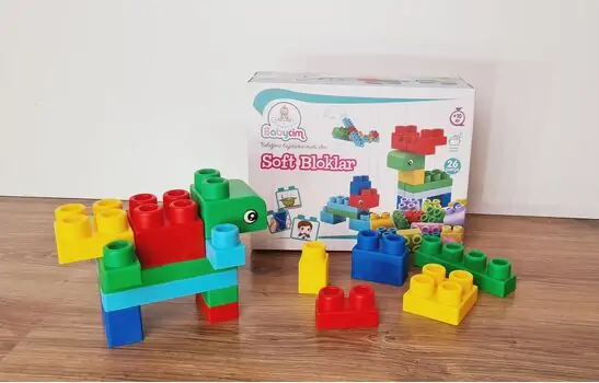 Soft Blocks  26 pcs საბავშვო სათამაშო კონსტრუქტორი