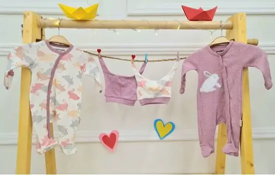 Cute Rabbits Clothes Set - საბავშვო ტანსაცმლის ნაკრები