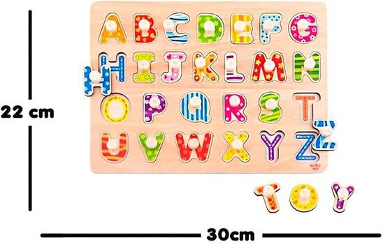 Wooden Alphabet Puzzle - ხის სათამაშო ფაზლი, 8 image