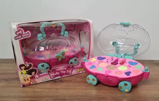 საბავშვო მაკიაჟის ნაკრები MAKE UP SET WITH PRINCESS CAR, 7 image