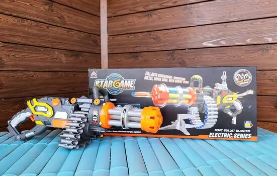 Soft Bullet Gun Set Electric Series - სათამაშო თოფი