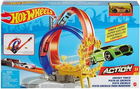 Hot Wheels Energy Track საბავშვო სათამაშო ტრასა