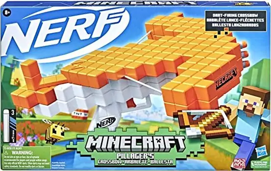 NERF Minecraft Pillager's Crossbow F4415  ბლასტერი რბილი ტყვიებით, 2 image
