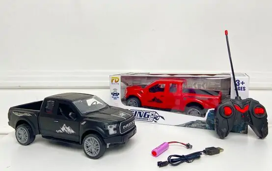 FORD F-150 OFF-ROAD STYLE WHEEL DRIVE CAR სათამაშო მანქანა დისტანციური მართვით