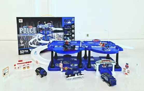 Urban rail car park police 230 სათამაშო პოლიციის მანქანის პარკინგი, 2 image