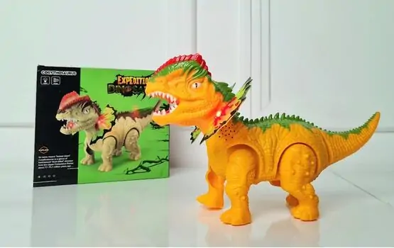 TOY DINOSAUR WITH LIGHT & SOUND 3369 სათამაშო დინოზავრი, 3 image