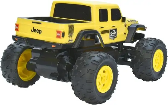 Jeep Gladiator Yellow - საბავშვო სათამაშო მანქანა დისტანციური მართვით, 7 image