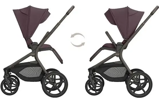 KikkaBoo Goya Platinum Merlot 3 in1 - საბავშვო ეტლის კომპლექტი, 5 image