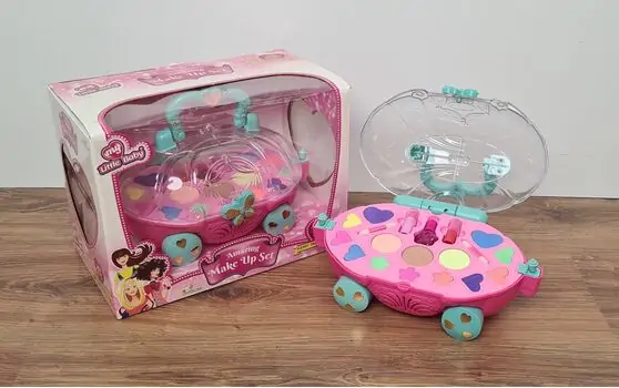 საბავშვო მაკიაჟის ნაკრები MAKE UP SET WITH PRINCESS CAR, 4 image