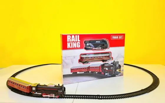 Rail king train set საბავშვო სათამაშო მატარებელი