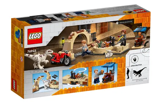 LEGO Jurassic World 76945 Atrociraptor Dinosaur Bike Chase, 8 image