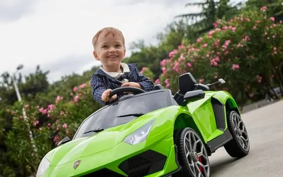 Lamborghini Aventador Green - ელექტრო მანქანა, 2 image