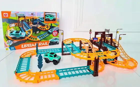 ELECTRIC URBAN RAIL 888-62 სათამაშო მანქანა ტრასებით