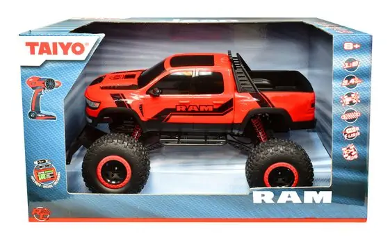 Taiyo Jeep Gladiator Red -  საბავშვო სათამაშო მანქანა დისტანციური მართვით, 4 image