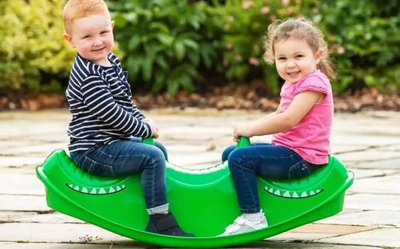 Pilsan Crocodile Seesaw Green აიწონა დაიწონა 06 232, 4 image