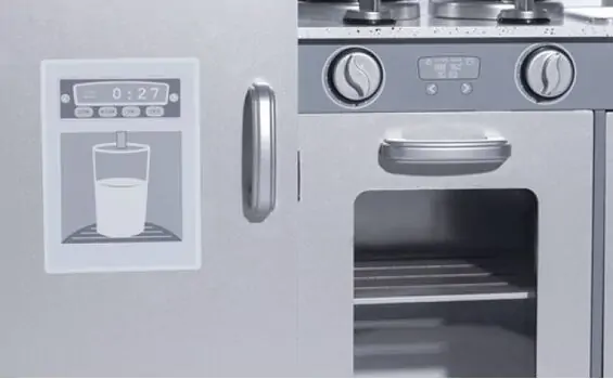 Toy Wooden Kitchen For Real Chef TX1319 Grey ხის სათამაშო სამზარეულო, 11 image