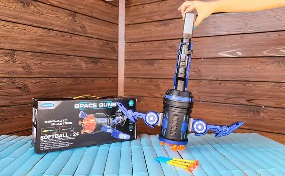 Semi-Auto Blaster Space Guns   - სათამაშო თოფი, 3 image