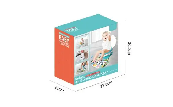 Multifunctional Baby Potty With Musical Carpet - ღამის ქოთანი მუსიკალური ხალიჩით, 4 image