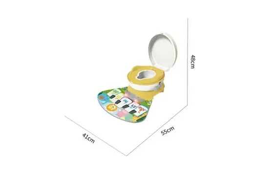Multifunctional Baby Potty With Musical Carpet - ღამის ქოთანი მუსიკალური ხალიჩით, 3 image
