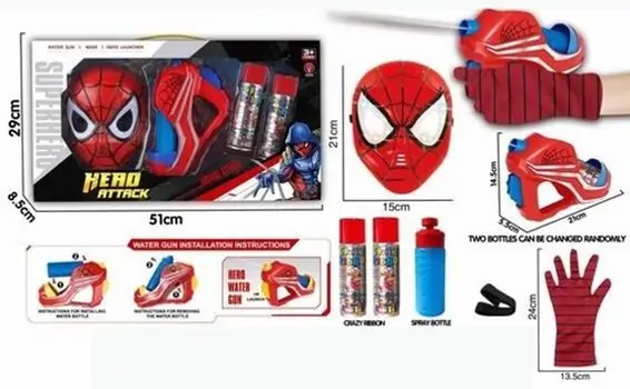 Spider-Man Equipment Set - ადამიანი ობობას აღჭურვილობის ნაკრები