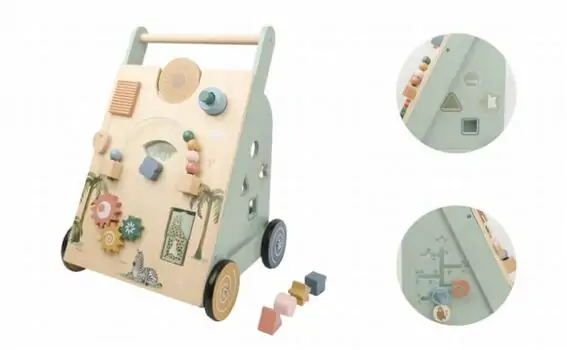 Moni Toys Wooden Activity Walker Lala 24011 - ვოლქერი, 3 image