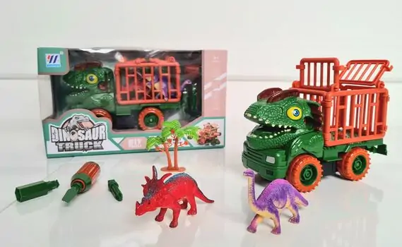 Dinosaur Truck For Toys YH559-0014B სათამაშო დინოზავრის სატვირთო